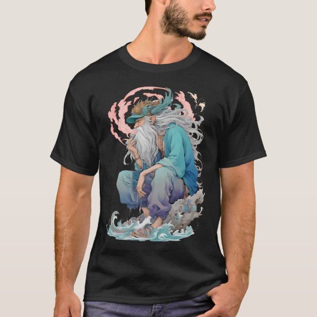 T-shirt maître de l'océan (Devant)