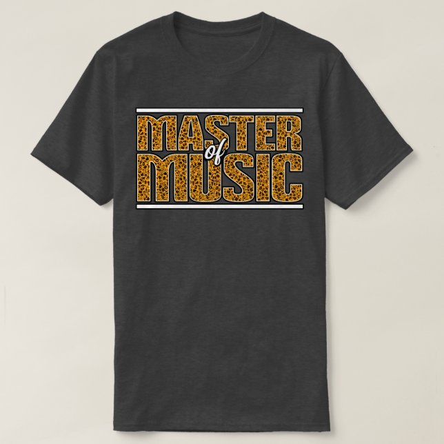 T-shirt Maître de musique (Design devant)