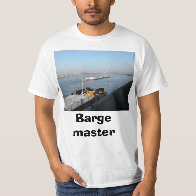 T-shirt Maître de péniche (Devant)