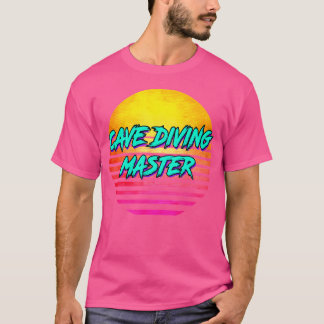 T-shirt Maître de plongée dans la grotte des années 1980