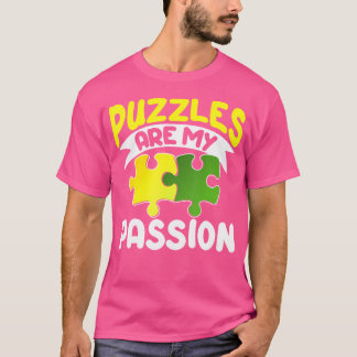 T-shirt Maître de puzzle Amateur de puzzles