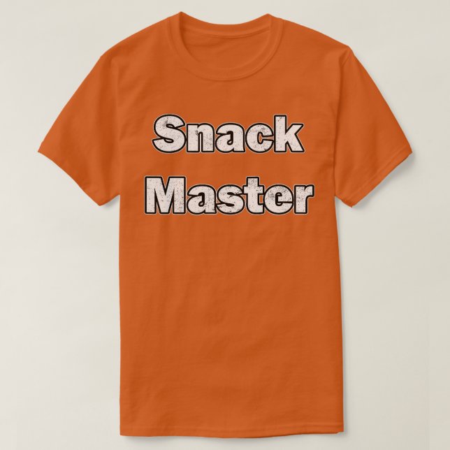 T-shirt Maître de snacks (Design devant)