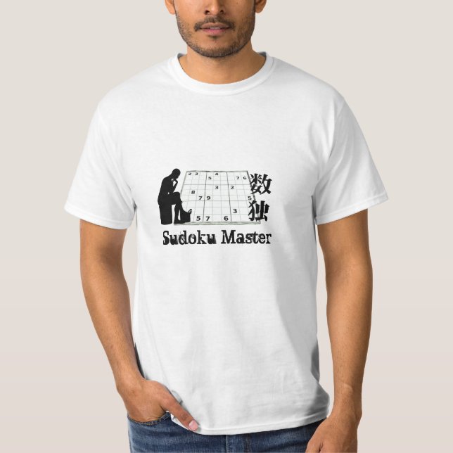 T-shirt Maître de Sudoku (Devant)