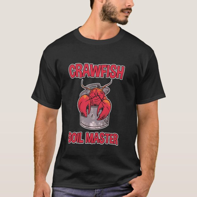 T-shirt Maître d'ébullition de écrevisses Fruits de mer cu (Devant)