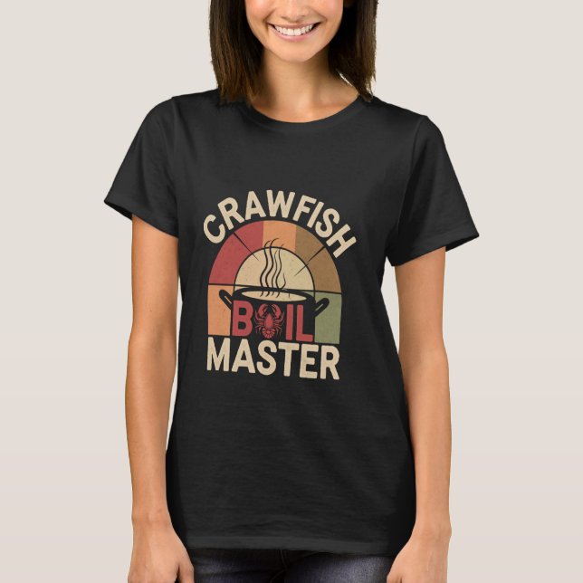 T-shirt Maître d'ébullition d'écrevisses Fruits de mer Cui (Devant)