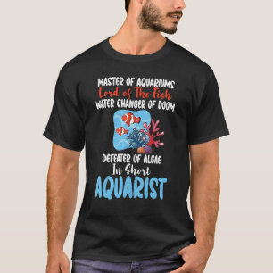 T-shirt Maître des Aquariums Seigneur des Poissons Changeu