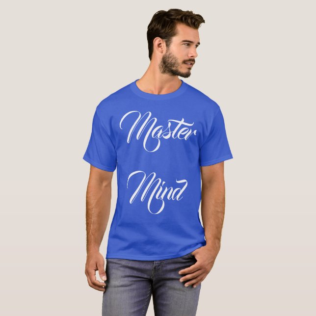 T-shirt Maître d'esprit (Devant entier)