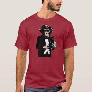 T-shirt Maître d'hôtel de singe