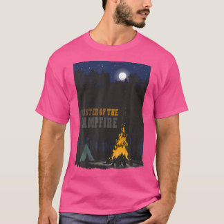T-shirt Maître Du Camping Camping Camping Vintage Cadeau C