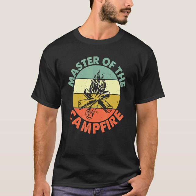 T-shirt Maître Du Camping Papa Camping Papa (Devant)