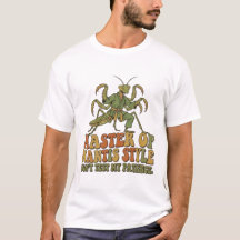 Maître du karaté de style Mantis Insecte drôle d'a