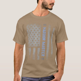 T-shirt Maître du port amis chemise drapeau américain