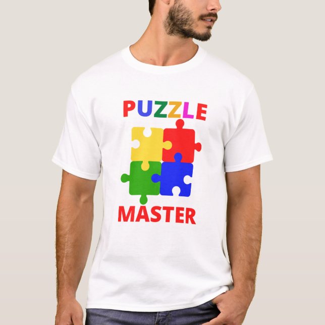 T-shirt Maître du Puzzle (Devant)
