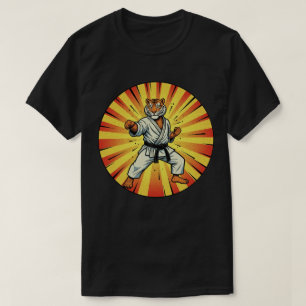 T-shirt Maître du tigre de karaté - Coup de puissance des