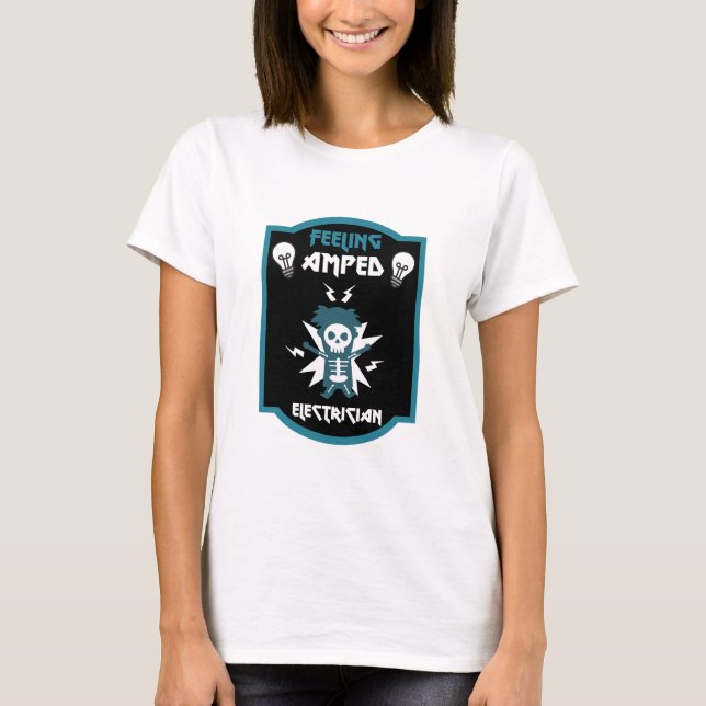 T-shirt Maître électricien (Devant)