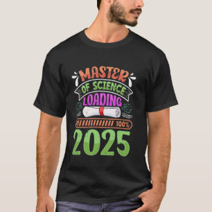 T-shirt MAÎTRE ÈS SCIENCES CHARGEMENT 2025 Drôle Maître Di