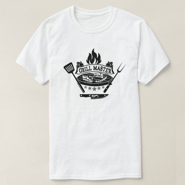 T-shirt maître grill (Design devant)