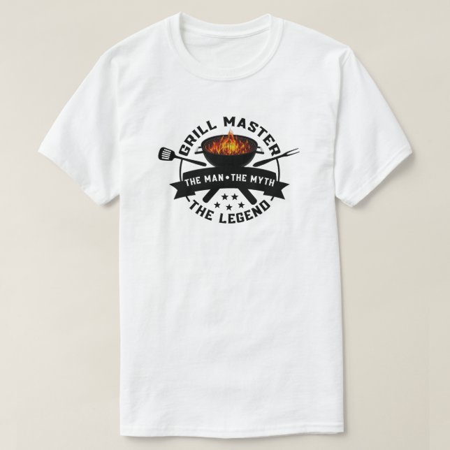 T-shirt maître grill (Design devant)