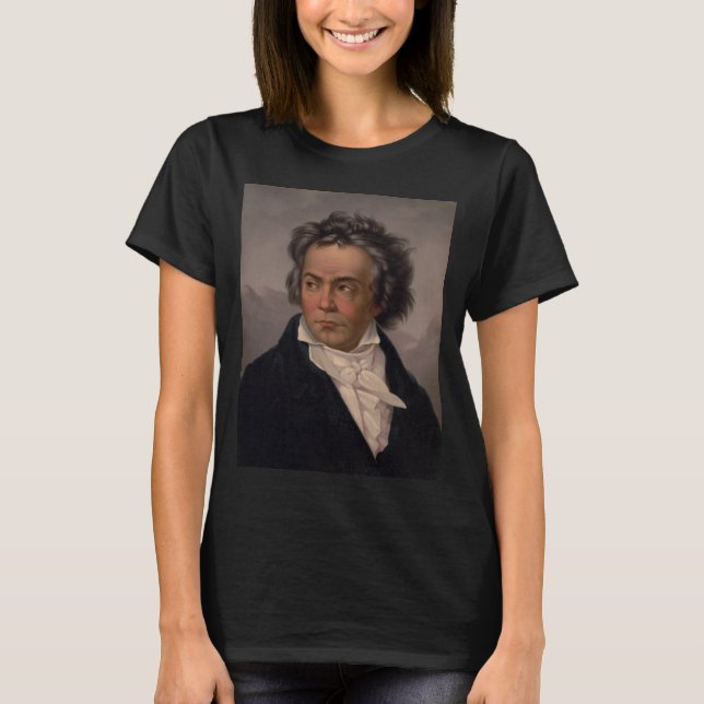 T-shirt Maître Ludwig Beethoven Compositeur de musique sym (Devant)