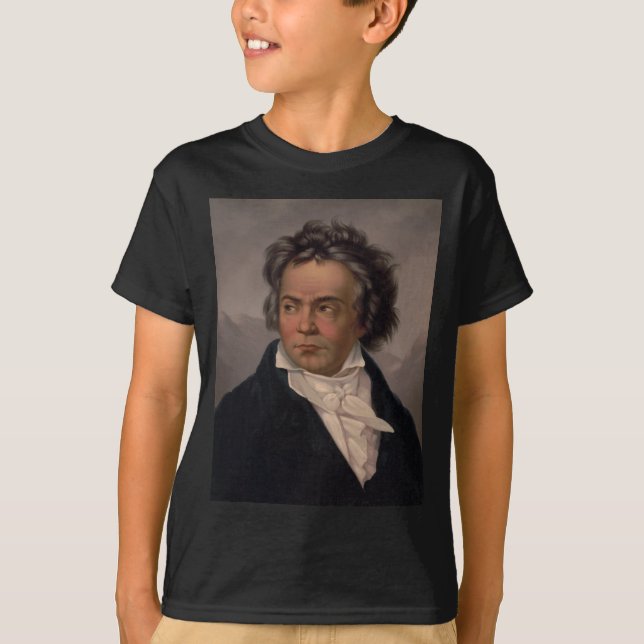 T-shirt Maître Ludwig Beethoven Compositeur de musique sym (Devant)