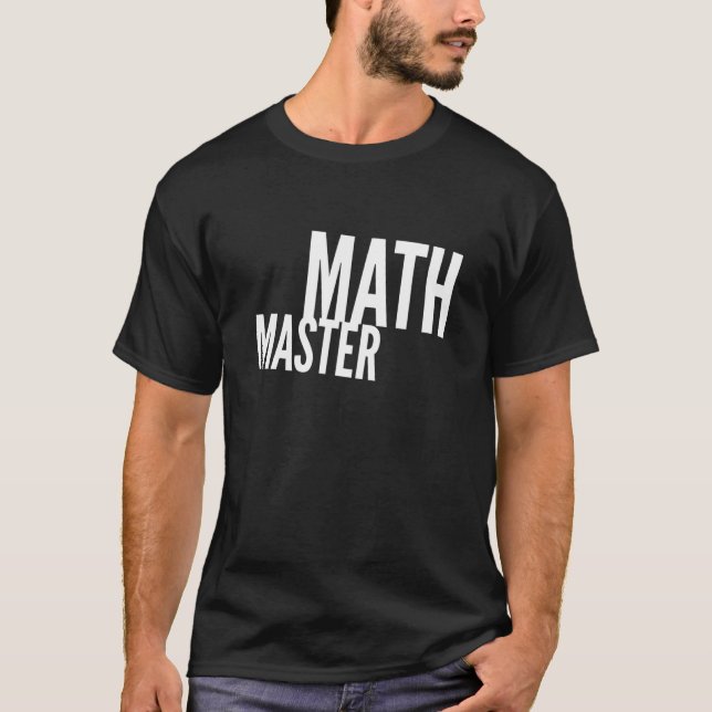 T-shirt Maître mathématique (Devant)