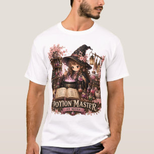 T-shirt Maître Potionnier au Travail Jolie Sorcière Fantas