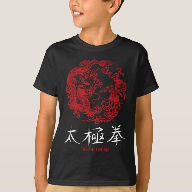 T-shirt Maître Taichi Tai Chi Chuan Mar méditation chinois (Devant)