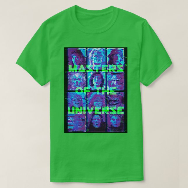 T-shirt Maîtres de l'Univers Glitch (Design devant)
