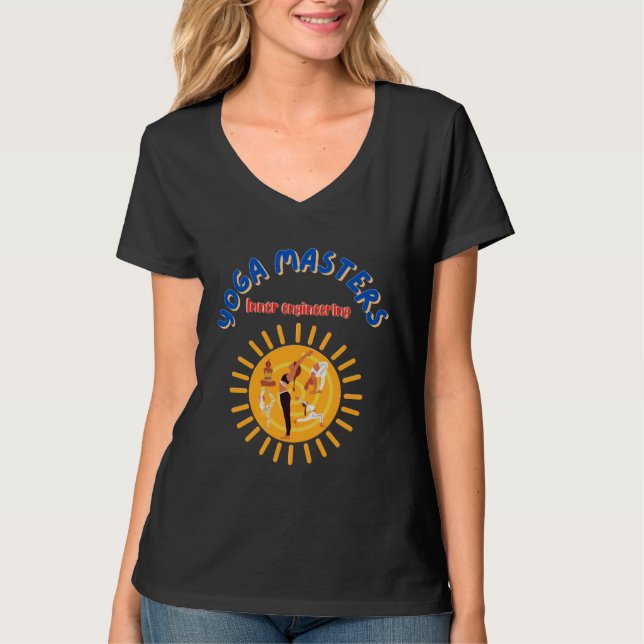 T-shirt Maîtres de yoga (Devant)
