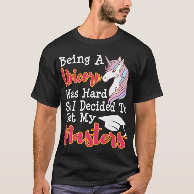 T-shirt Maîtrise amusante Diplôme de licence MSW MBA Cadea (Devant)