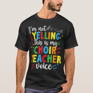 T-shirt Maîtrise de chant Voix Professeur de chant
