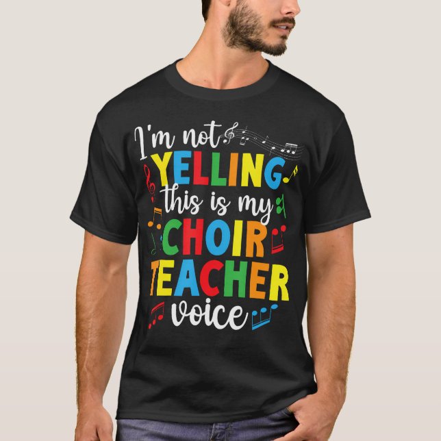 T-shirt Maîtrise de chant Voix Professeur de chant (Devant)