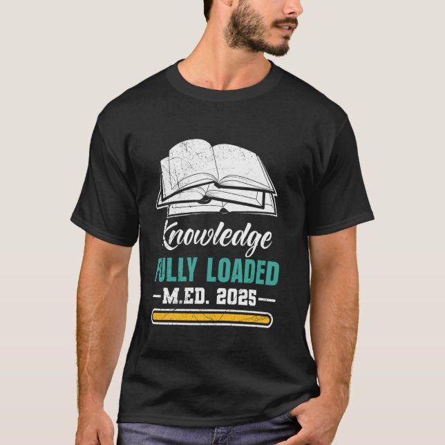T-shirt Maîtrise de l'éducation CONNAISSANCES ENTIÈREMENT  (Devant)