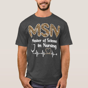 T-shirt Maîtrise En Sciences En Soins Infirmiers Diplôme D