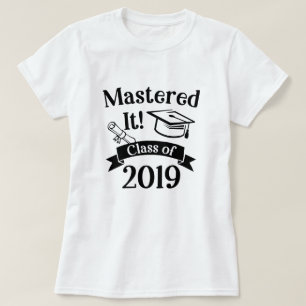 T-shirt Maîtrisé le classe du cadeau 2019 licencié