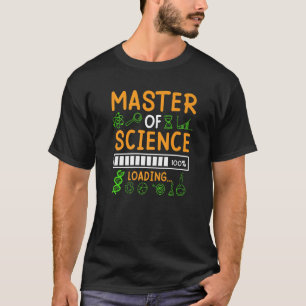T-shirt Maîtrise Maîtrise Thèse Maîtrise des sciences 1