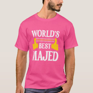 T-shirt Majed Nom personnel Funny Prénom World's Best