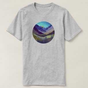 T-shirt Majesté des Montagnes pourpres