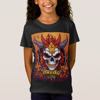 T-Shirt "Majesté du crâne : l'embrace du dragon"