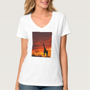 T-shirt Majesté en vedette — La girafe éternelle
