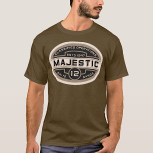 T-SHIRT MAJESTIC 12 SEPIA