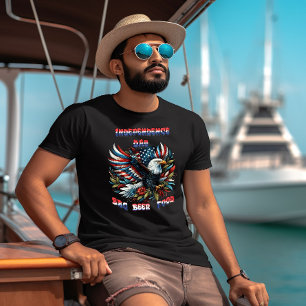 T-shirt Majestic American Freedom Independence Day