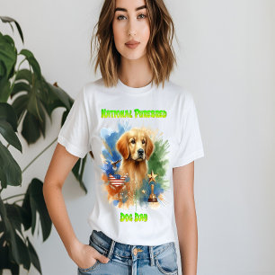T-shirt Majestic Golden Retriever avec Trophée et étoiles