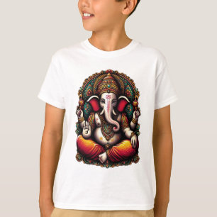 T-shirt Majestic Lord Ganesha en Aura divine"