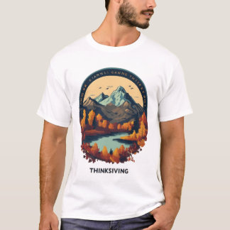 T-shirt Majestic Mountain Peaks - Adventure Await