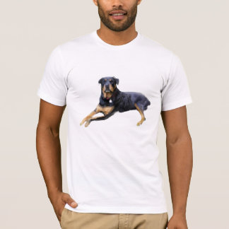 T-shirt Majestic Rottweiler: Serenity in Strength