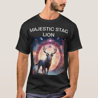 T-shirt Majestic Stag-Lion
