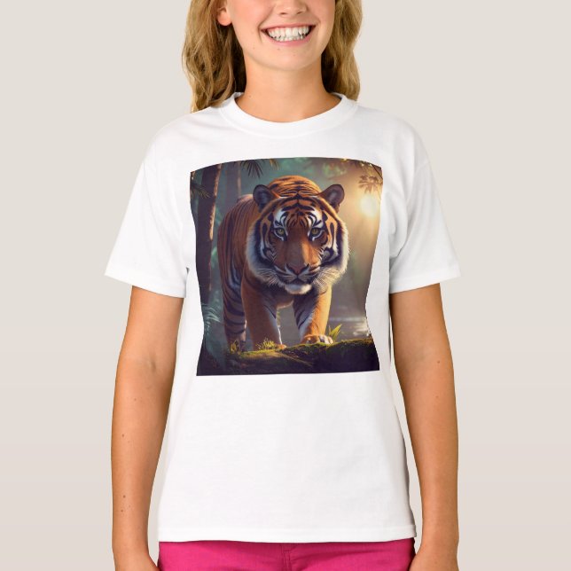 T-shirt Majestic Tiger (Devant)