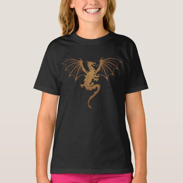 T-shirt majestueux Dragon (Devant)