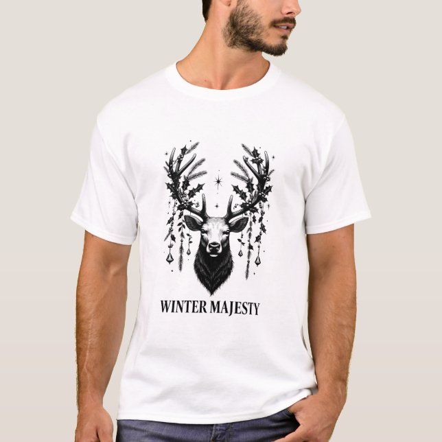 T-Shirt Majestueux Renne (Devant)